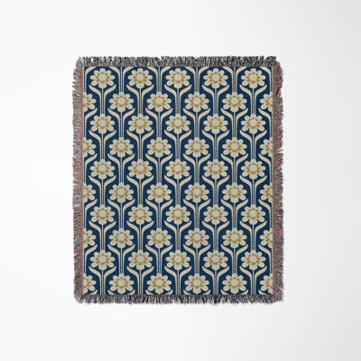 Lena Cotton Blend Blanket Throw