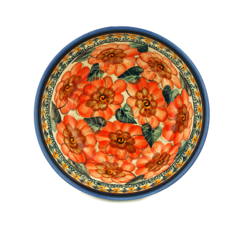 18,6 oz Bol à salade Peach Poppies