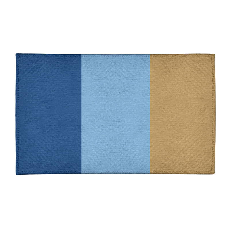 Chenille Striped Indoor Rug, Rectangle 3' x 5'