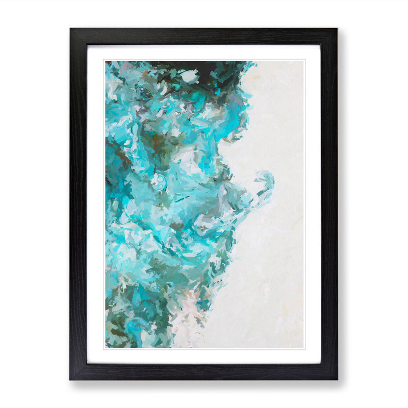 Complete Control Abstract - Framed Print, Black Framed, 64cm H x 46cm W x 2cm D
