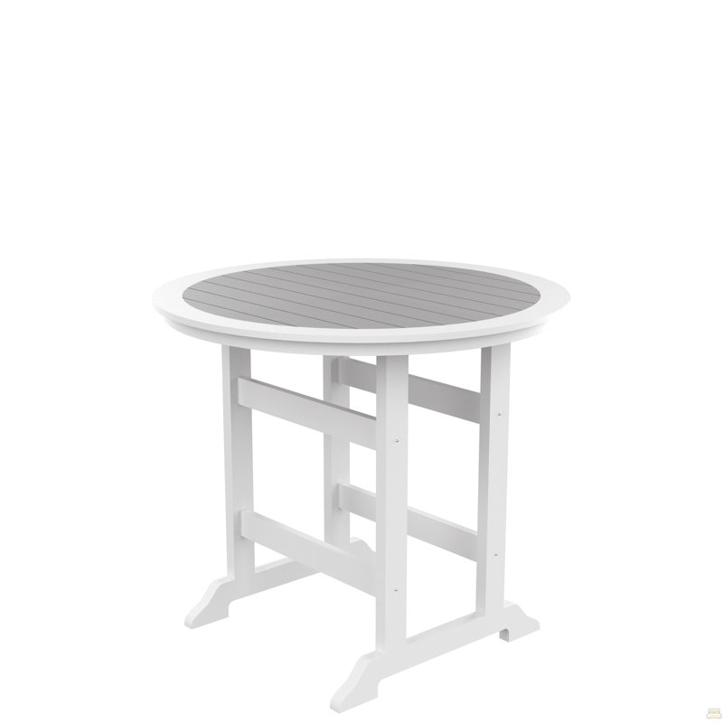 Table de bar Hdpe, table de salle à manger, ensemble de bar de patio, table de hauteur comptoir pour l'extérieur