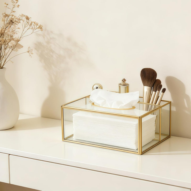 Glass Napkin Holder