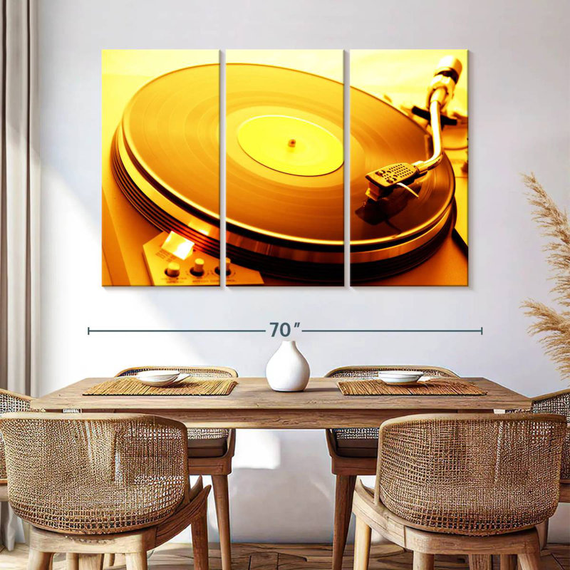 Lecteur de disque vinyle Abarca, H 42 po x l 65 po