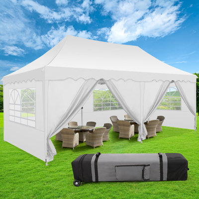 236'' W x 118'' D Metal Canopy, Gazebo Canopy