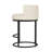 26" Swivel Counter Stool With Cylindrical Metal Frame And Full-Round Seat-121042915