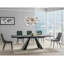 Tallula Glass Top Dining Table