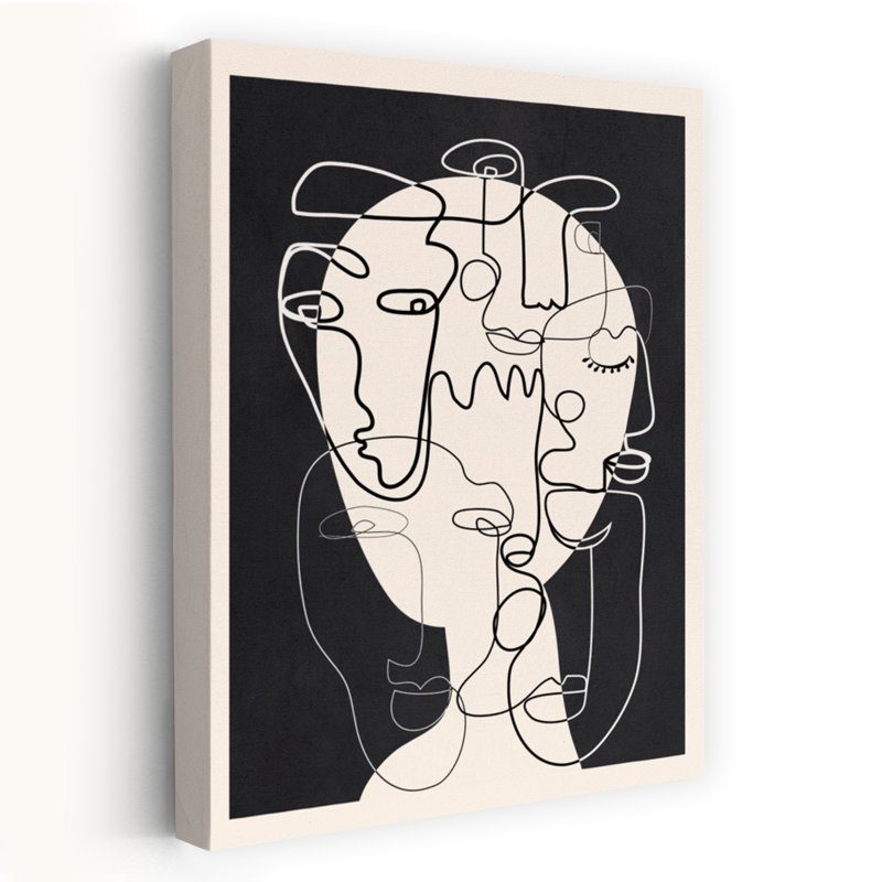 Art contemporain contemporain abstrait, H 18 po x l 12 po