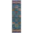 Machine Washable Indoor/Outdoor Xhevrie Teal Rug-111819177