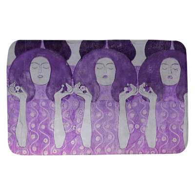Tapis de bain antidérapant rectangulaire guenevere