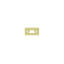Deltana 178MSTU3 Mortise Strike; Solid Brass; Bright Brass Finish