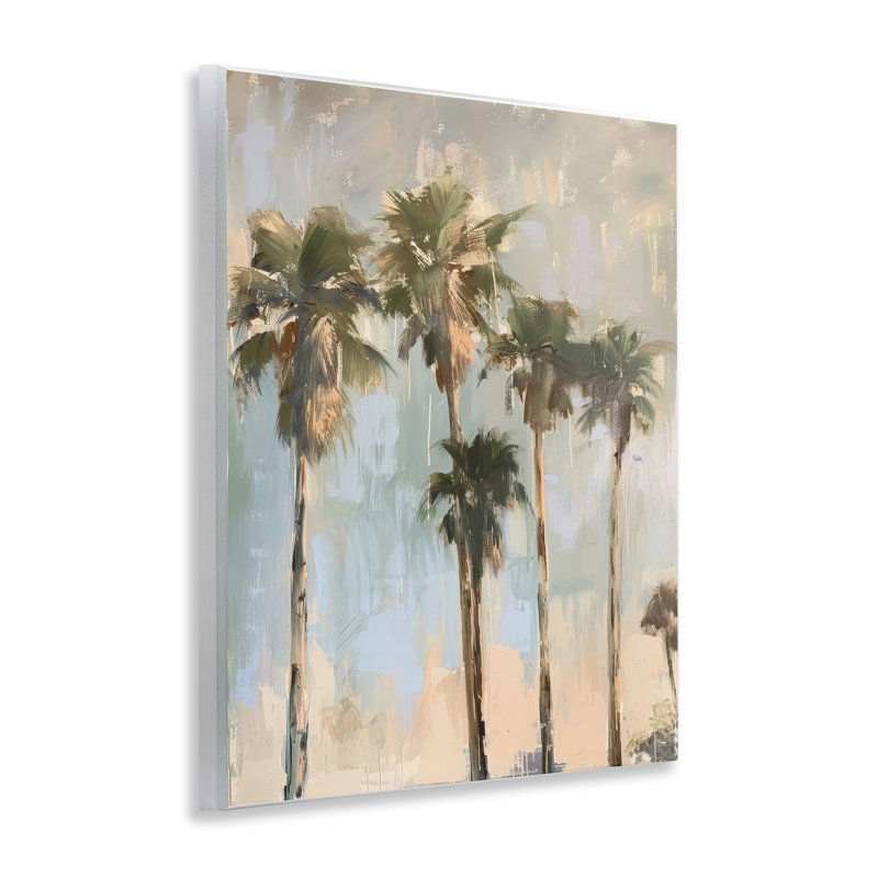 «Painterly Palm Trees» par Petal Prints Design