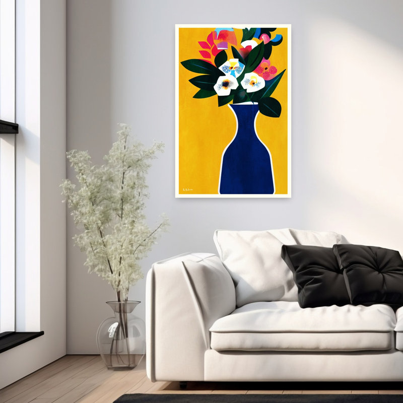 Art contemporain contemporain abstrait, H 36 po x l 24 po