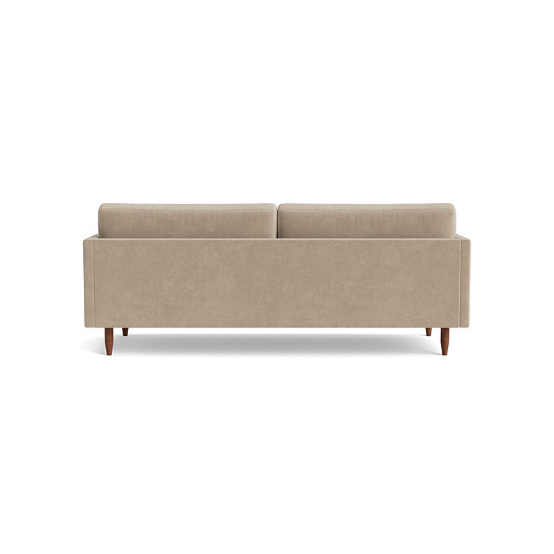 Skinny Fat Sofa ("85"), Velvet - Beige