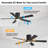Dc Motor Indoor Flush Mount Ceiling Fan With Light Kit And Remote-529811623-529811616-536125091