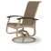 Chaise de patio pivotante Askar