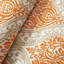 Édredon à la mode: double / grand, magnifique mélange orange et taupe