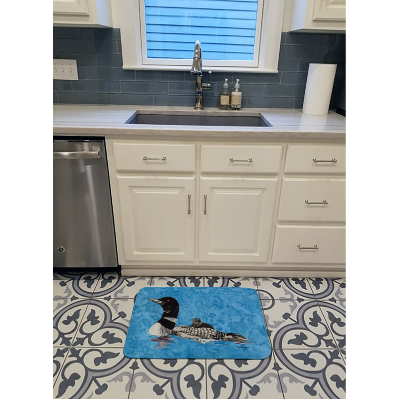 Tapis pour salle de bain en mousse à mémoire momma et bébé loon Palladio