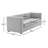 Andenne Andenne 89'' Velvet Living Room Sofa-981236396