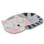 Tapis d'appoint Cuddle Cat, motif de chaton endormi fantaisiste, antidérapant et lavable à la machine-1610954908