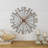 Metal Distressed Galvanized Windmill Silver Wall Decor with Rust Frame-209702643