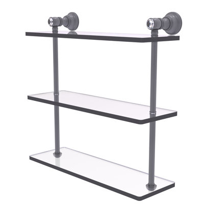 Freyja 3 Piece Glass Tiered Shelf