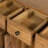 Spacious Farmhouse Storage Solid Acacia Wood Classic Brown Home Decor Cabinet