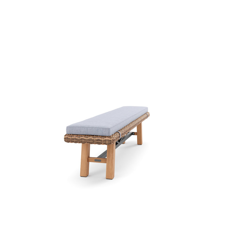 Truss Outdoor Teak Dining Bench