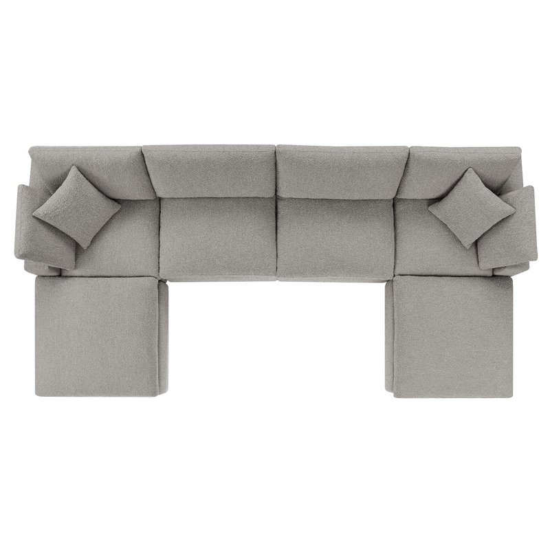 Canapé modulaire 6 pièces Commix, Gris clair