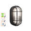 Huxley Matte Black Outdoor Bulkhead Light