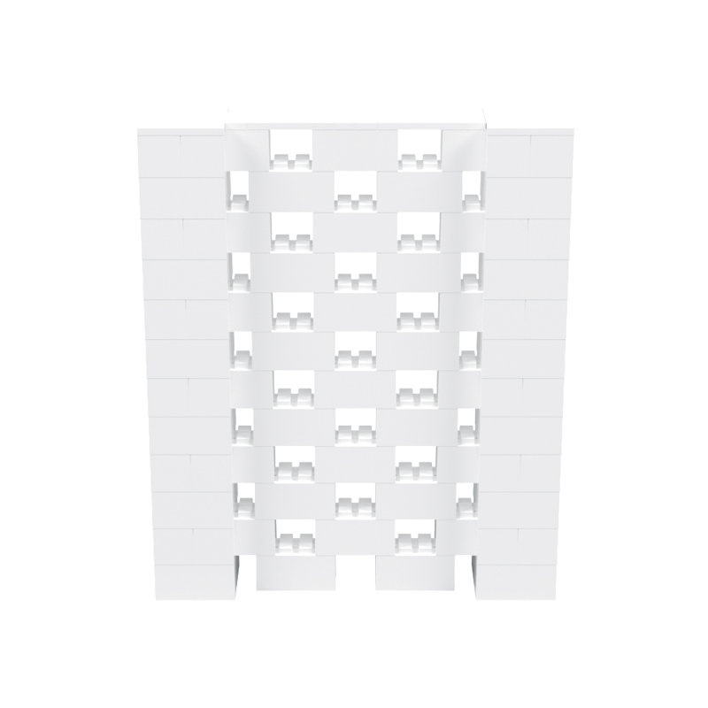 Ensemble mural Everblock, Blanc, H 72 po x l 60 po x P 12 po