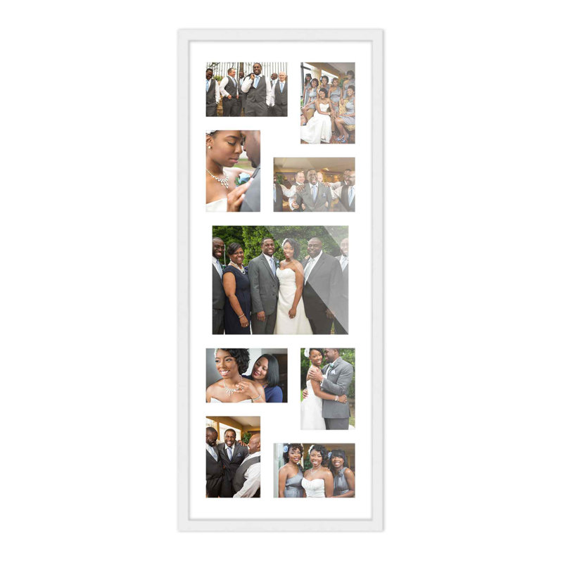 Cadre en bois, Blanc