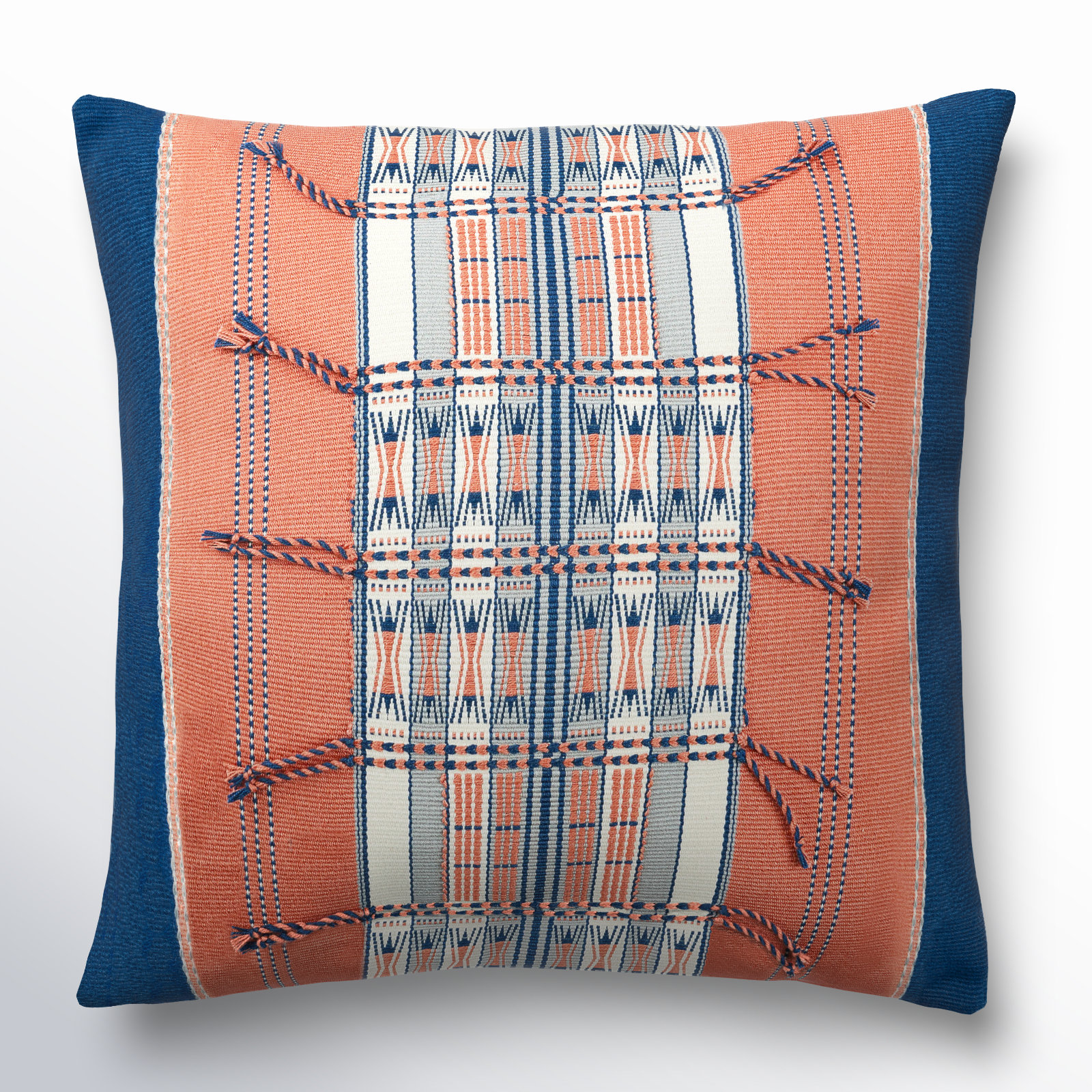 Lynwood Tassels Cotton Throw Pillow, Pillow Cover Only - No Insert