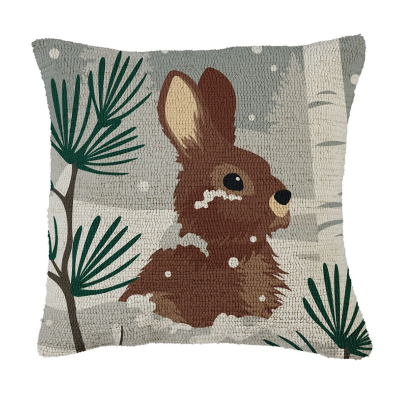 Cotton Blend Throw Pillow