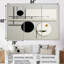 Ensemble de salon géométrique Essence monochrome Balance I - Minimalisme-861684022-861684024