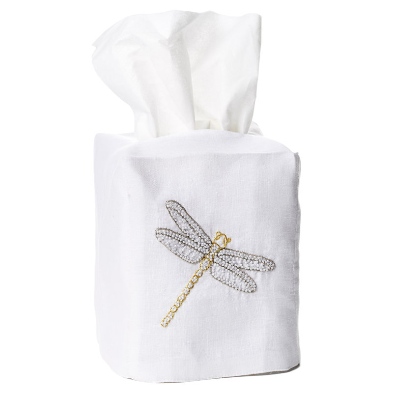 Housse pour boîte en tissu libellule Boutique