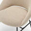 Biaca Luxury Fabric Upholstered Dining Chairs - Curved Cocoon Design-500026458