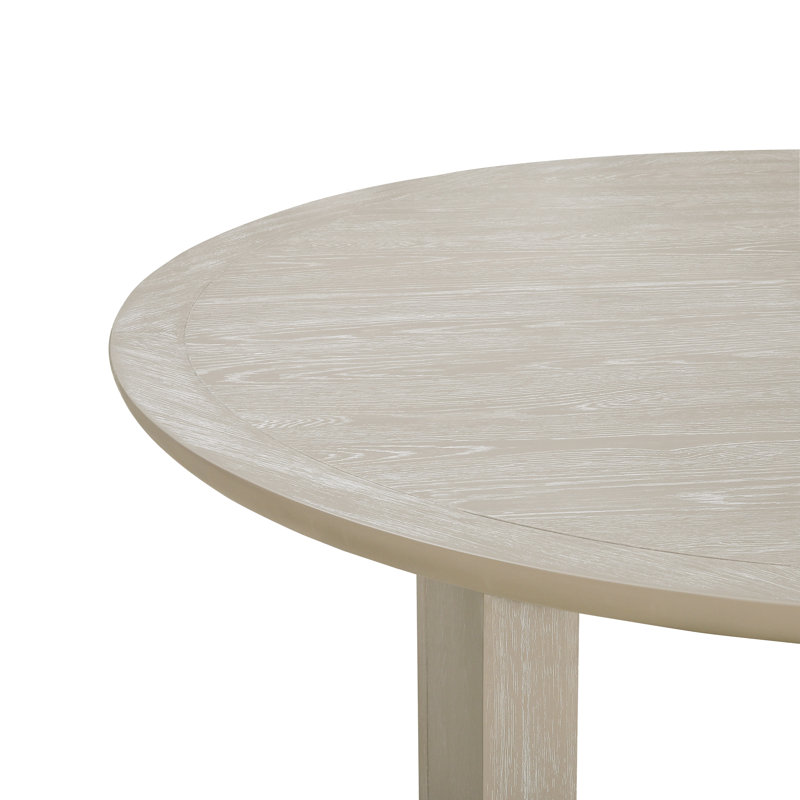 Aruna Oak Round Solid Wood Dining Table