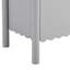 Buffet festonné 2 portes gris clair 35 "Emmeline-106714522