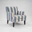 Chaise rembourrée de 29,1 po de largeur avec coussins en bois massif-1274387642-1274387645