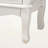 Ripple White Finish Brass Metal Handles 3-Drawer Storage Cabinet, 31.27" H X 31.19" W X 13.44" D