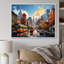 City Atlanta Popart III, reproduction d'art sur toile-1873113815-1873113773