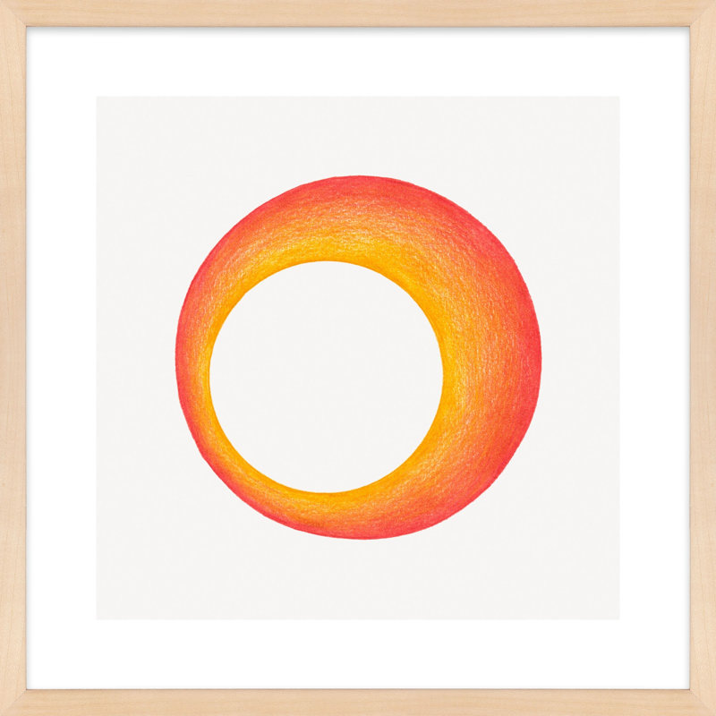 Torus 1 Print by Katy Montica, Brown, 16" H x 16" W x 1.25" D 