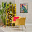 "Bundle of Florals & Peacock", art mural sur toile flottante, design par Robin Maria-366418516-366418512