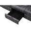 Canapé en microfibre gris foncé Power Motion