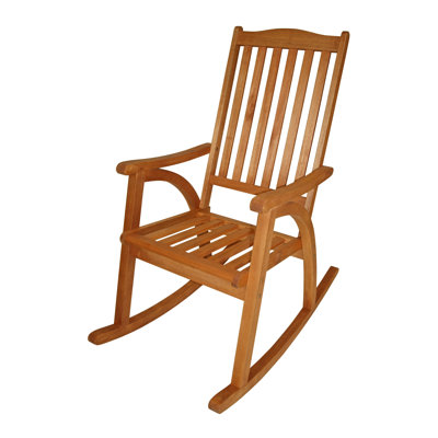 Cyprien Solid Wood Rocking Chair