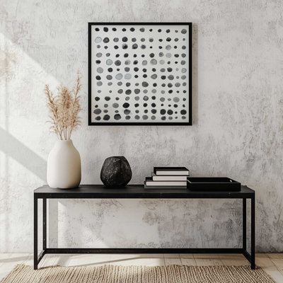 Order in Black and White Canvas Print