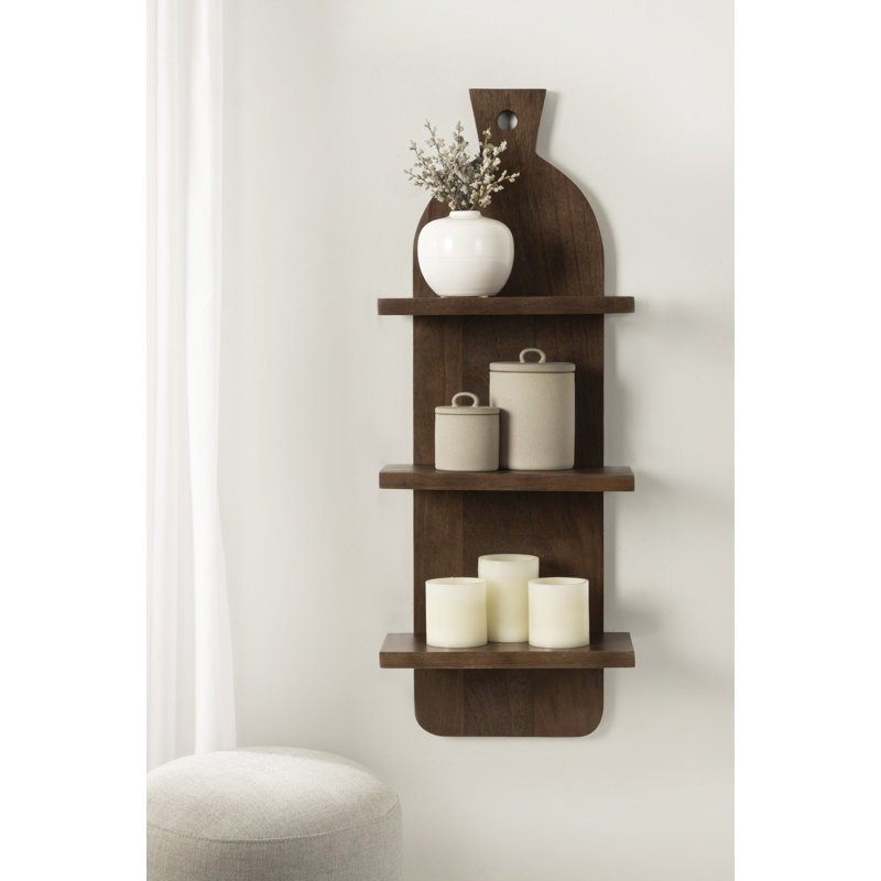 Ackerman 3 Piece Mango Solid Wood Accent Shelf