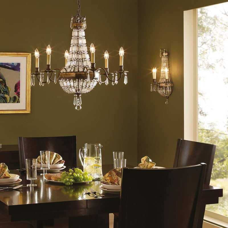 St. Regis 6 - Light Candle Style Chandelier