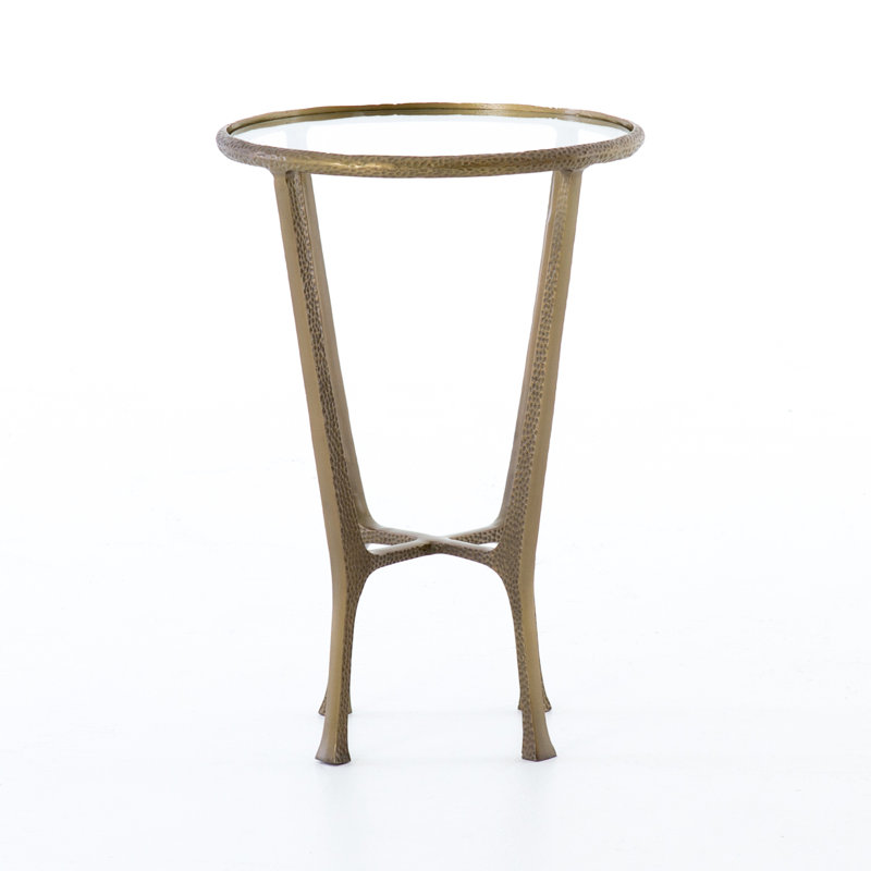 Beulah Glass Top End Table
