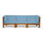 30.3'' Wide Wood Patio Sofa with Cushions-751986650
